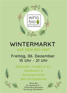 Anzeige für Wintermarkt